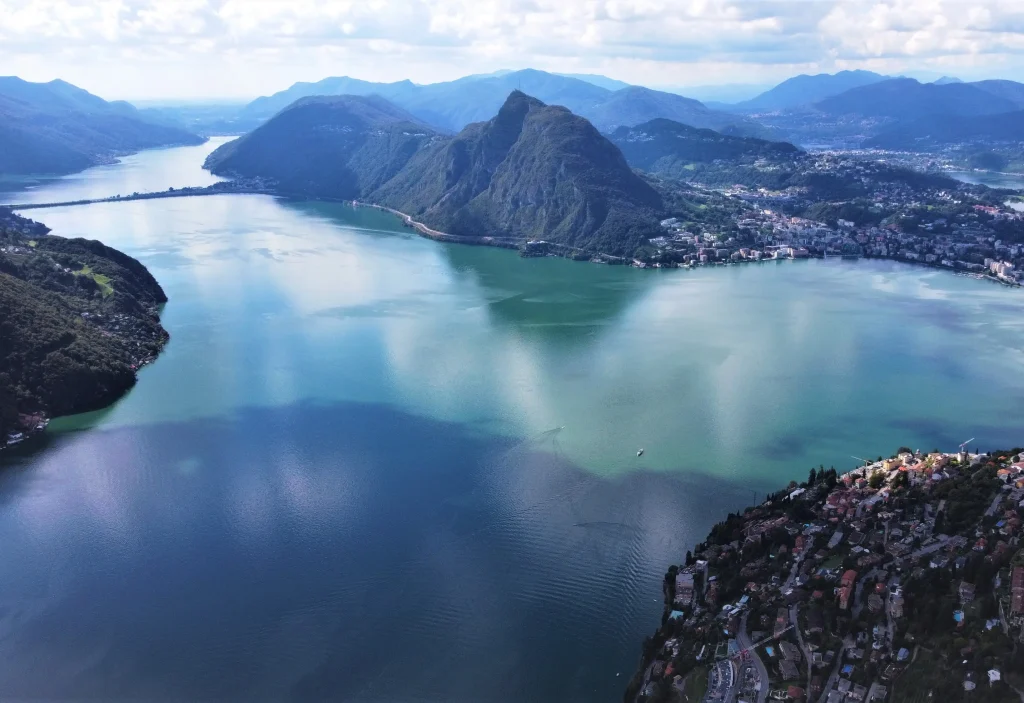 What to visit in a day in Lugano: panorama from Monte Brè