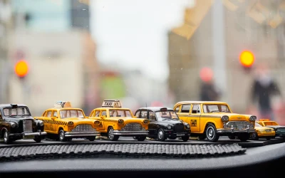 The colours of taxis around the world: urban colour travel