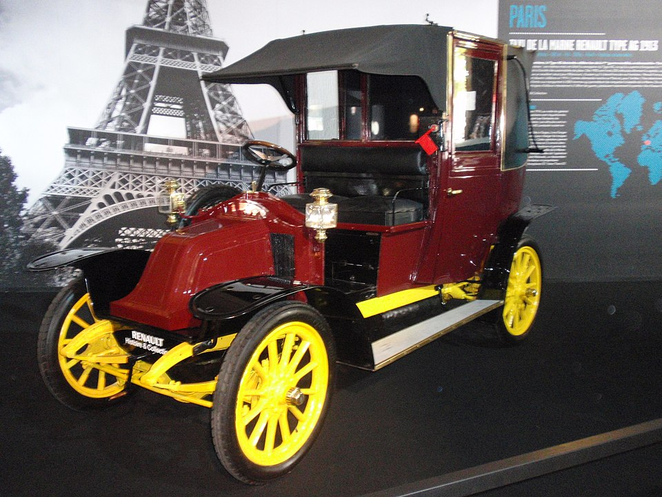 French Renault AG1 taxi