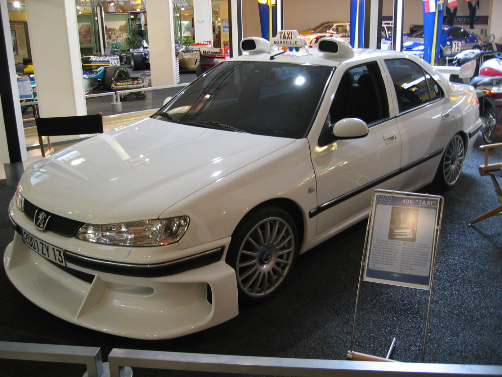 the Peugeot 406 taxi famous for the film TAXXI by luc besson